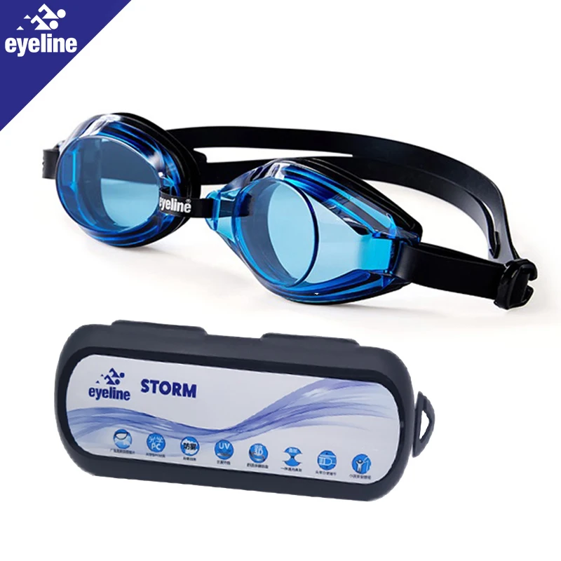 Очки для плавания взрослых зеркальные с легким регулируемым ремешком защита от запотевания УФ излучения