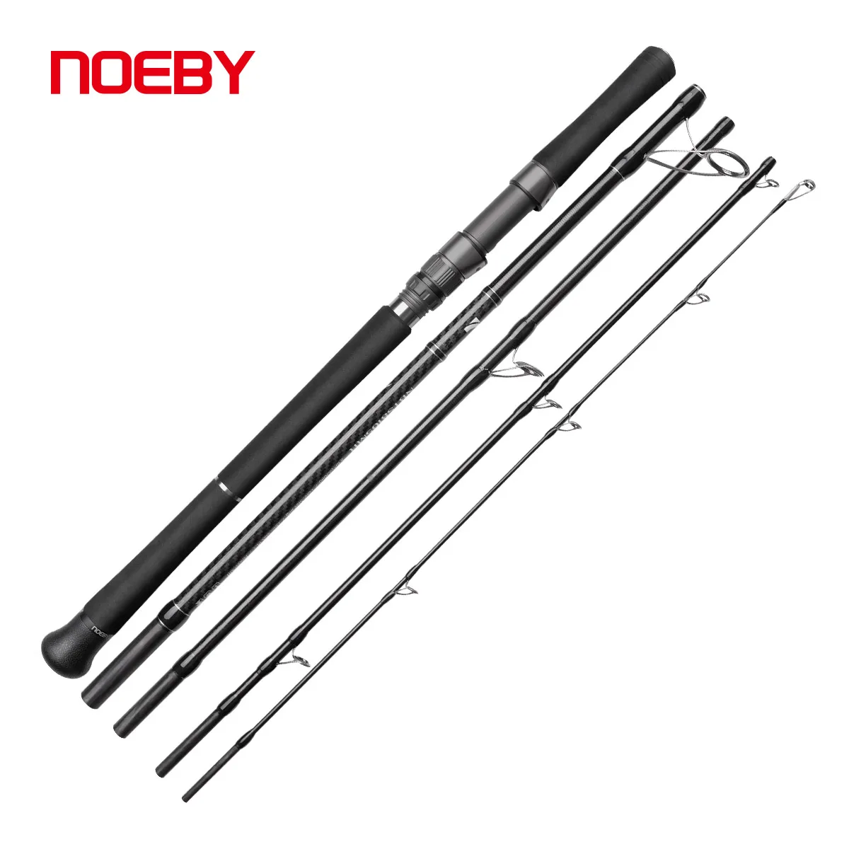 5 sections jigging fishing rod 30T carbon squid slow jigging rod for sea fishing travel boat fishing rod