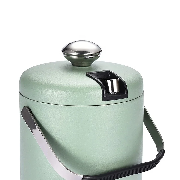 Classic Style Customized Beer Wine Frozen Ice Bucket Metal Stainless Steel Round Beverage Tubs Ice Bucket