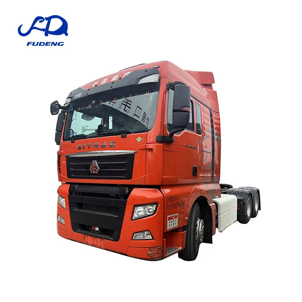 SITRAK G7 40t payload Heavy Duty natural gas Truck Head Used 440 HP 6X4 CNG Tractor Trucks for Sale