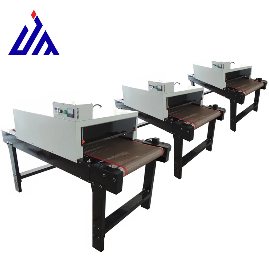 microwave tunnel silk screen printing conveyor dryer machine