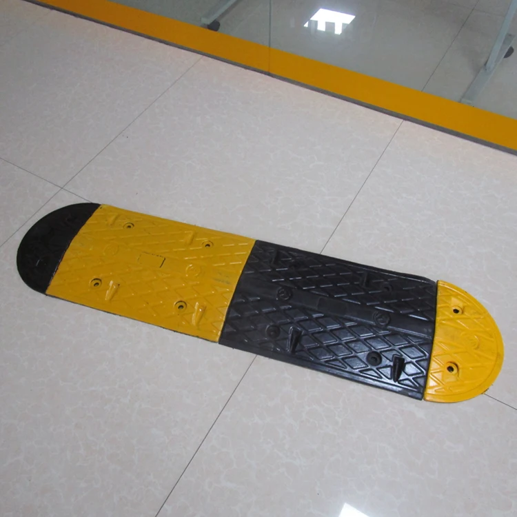 plastic speed bumps Diamond-Shaped School District Road Deceleration Zone rubber traffic Industrial speed bump