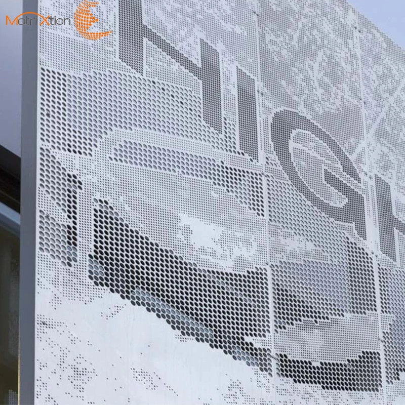 Wall Cladding Outside Curtain Wall Decorative Metal Laser Cutting Sheet Metal Aluminum Facades