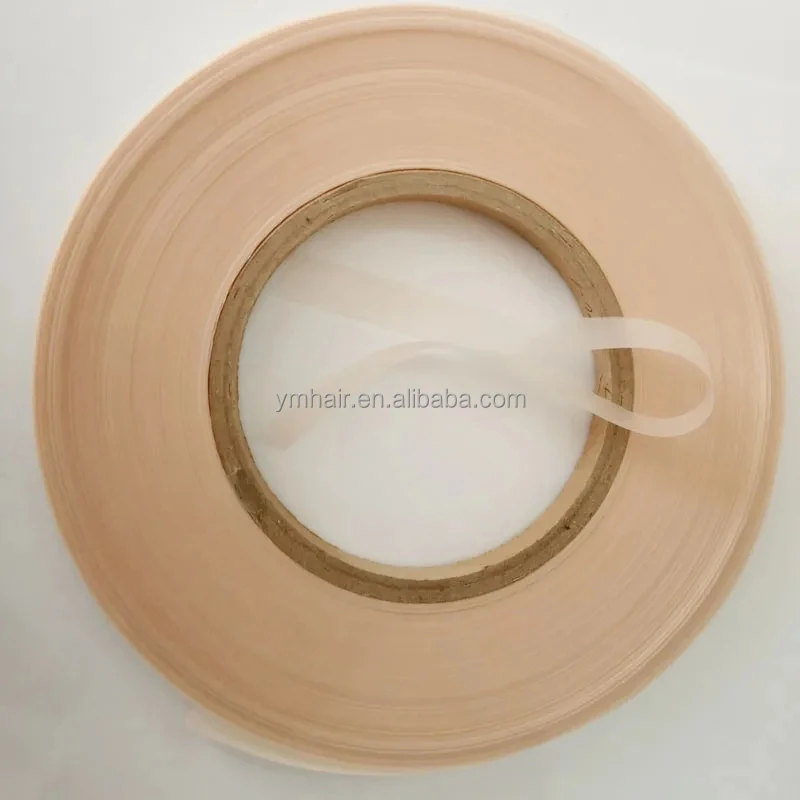 Skin/Black PU Glue Strip For Tape Hair Extension Making Thinner-PU-Fabrics For Making Tape Hair Extension
