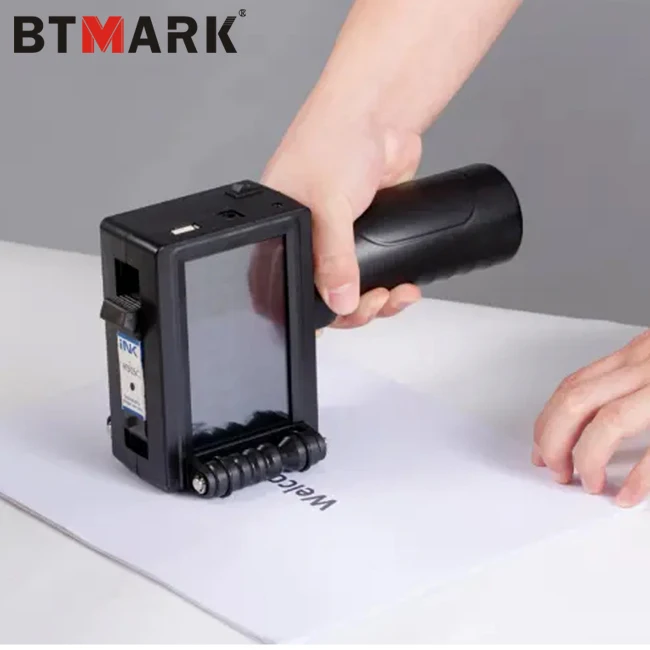 Hottest sale portable handheld inkjet cheap price thermal printer logo bar qr batch coding industrial carton plastic bag printer