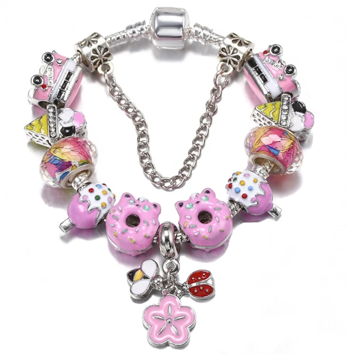Fancy bracelets women italian charm bracelet wholesale diy