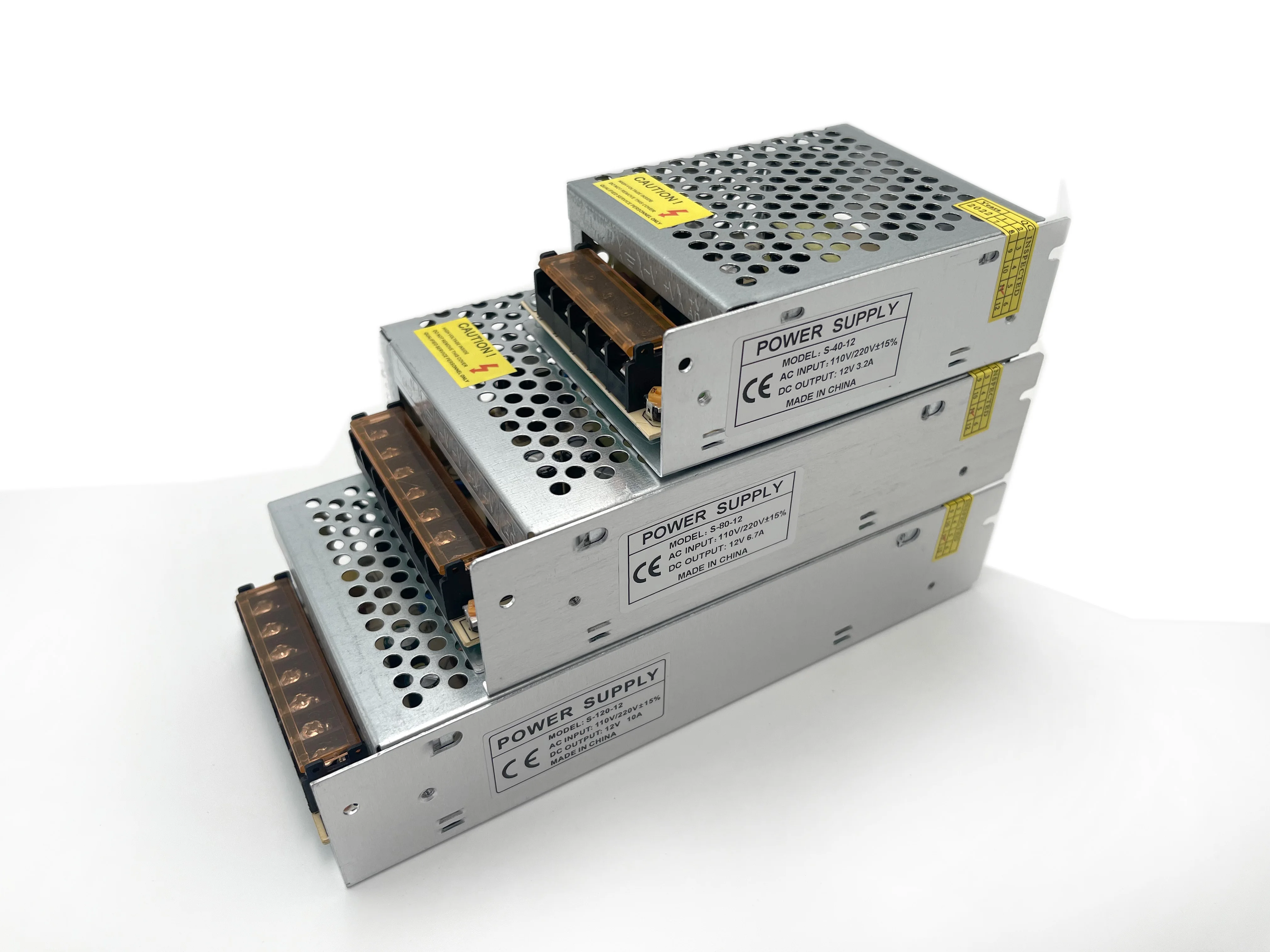 100W 200W 300W AC220V AC110 DC 12V DC 24V Aluminum Shell Led Driver Switching Power Supply For Strip Light