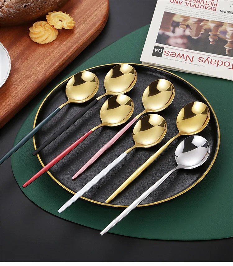 European Stainless Steel Tableware Set Knife Fork Spoon Western Cutlery Set