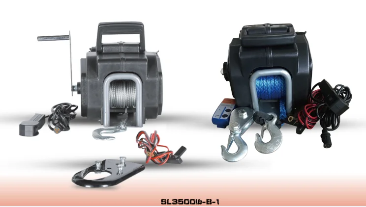 Portable 2000lb 3500lb 5000lb 11000lb 15000lb 12V Wireless Remote Control Electric Boat Trailer for Boat Winch