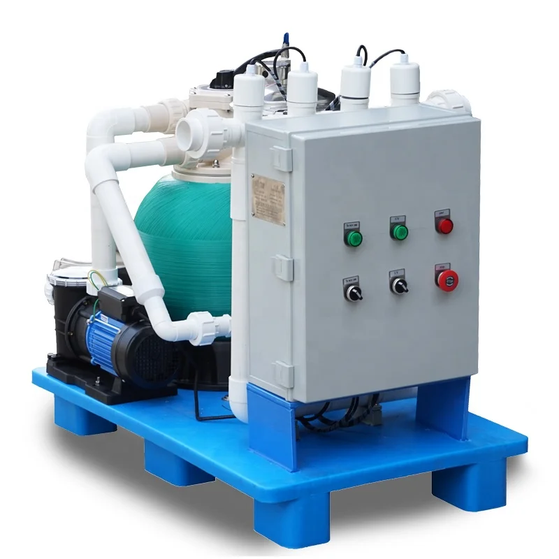 Fish farm water treatment filtration systems machine nursery raw