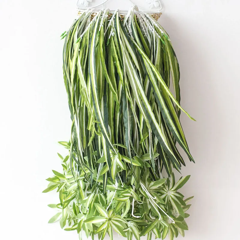 62CM Wholesale decorative artificial hanging plants artificial chlorophytum wall plants for garden and home decoration AHP2043