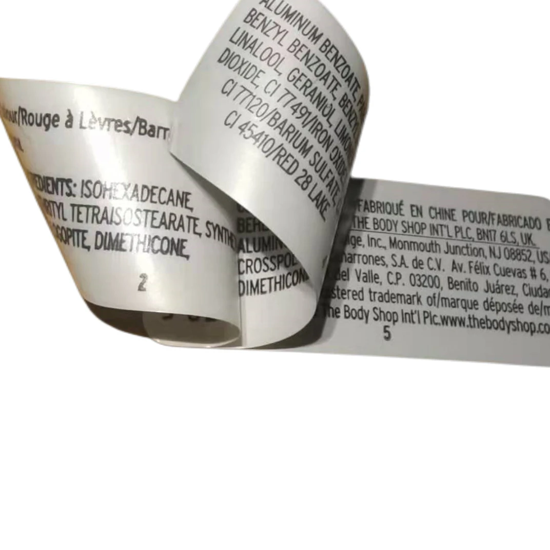 Custom multi layer Double Sided Printed Self Adhesive Multi Layer Labels Serial Number  Sticker