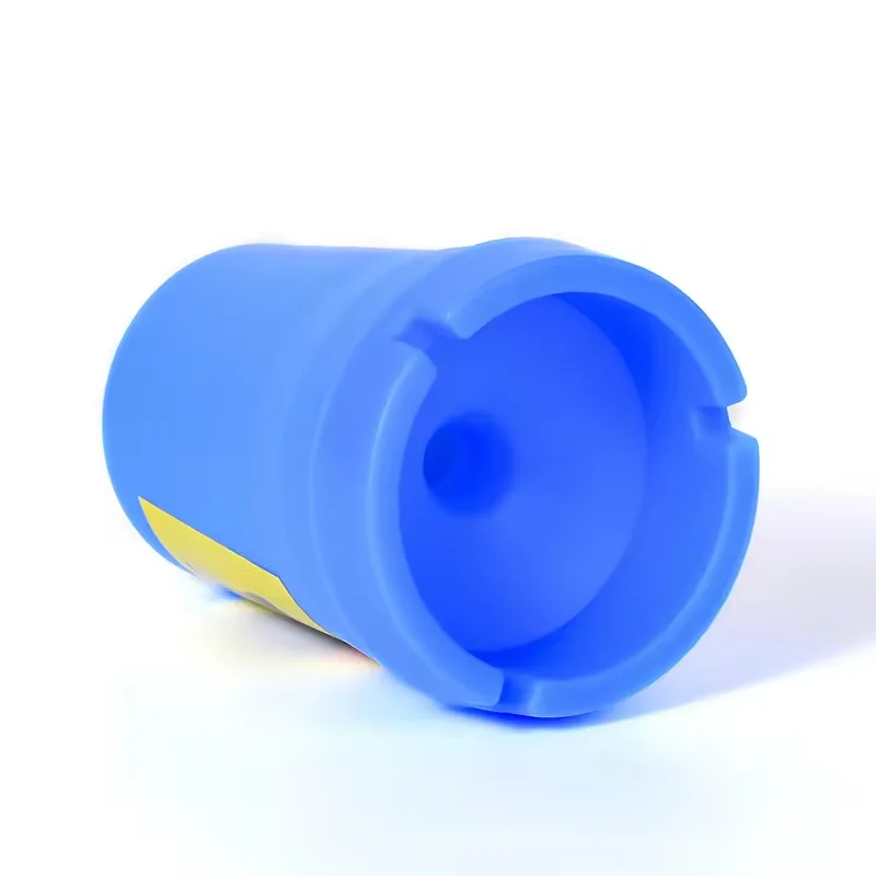 2024 Plastic Car Ashtray Luminous Butt Bucket Portable Cheap Ashtray ABS Material