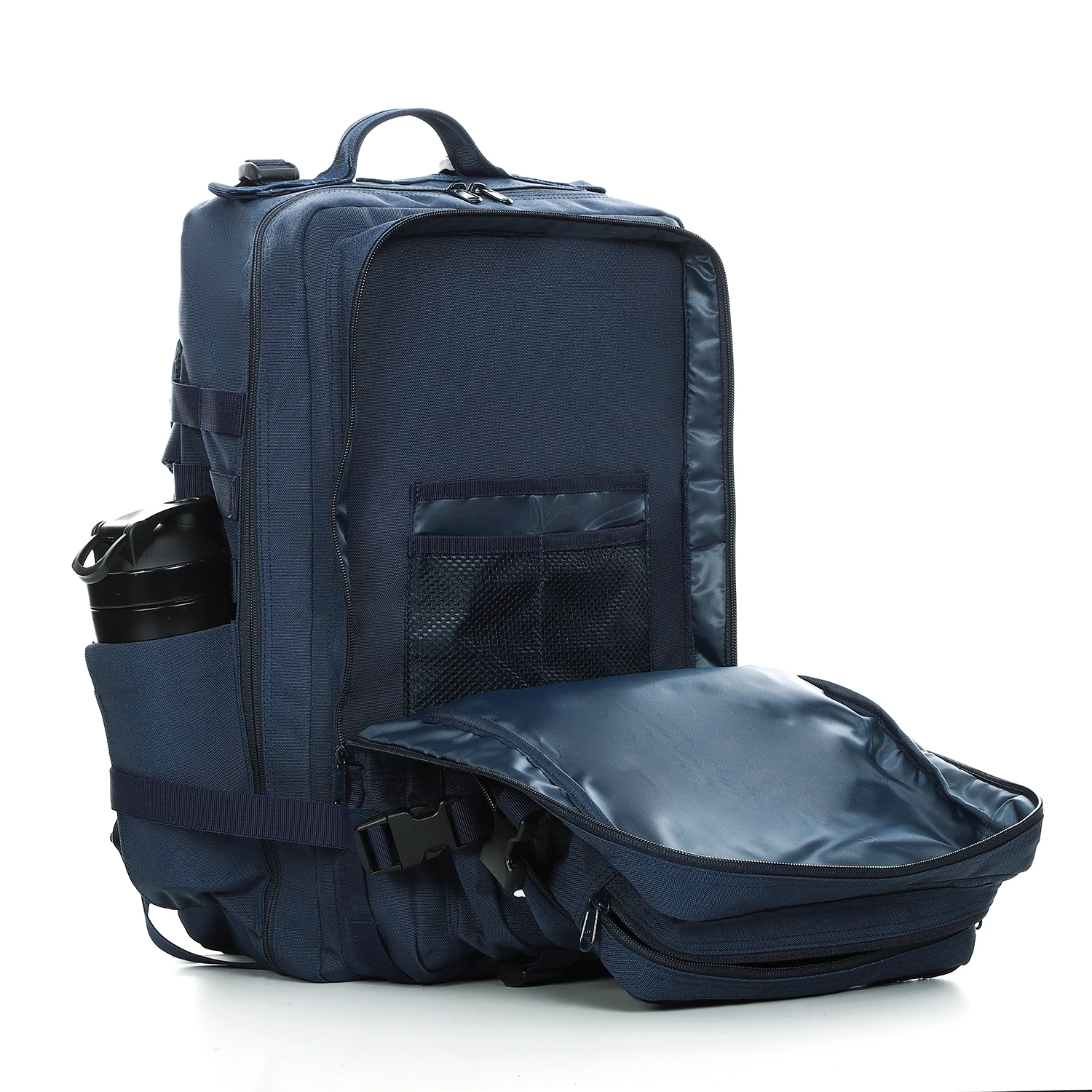 Custom hiking 45L unisex survival molle nylon tactical waterproof fitness backpack wholesale molle backpack