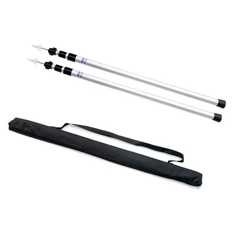 Телескопические палатки 230 см легкие брезентовые утолщенные алюминиевые стержни с верхней передачей аксессуары для кемпинга