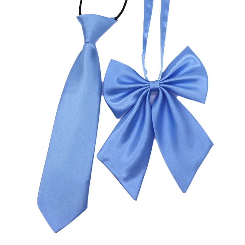 Solid color tie bow tie kindergarten primary school girls bow tie class uniform