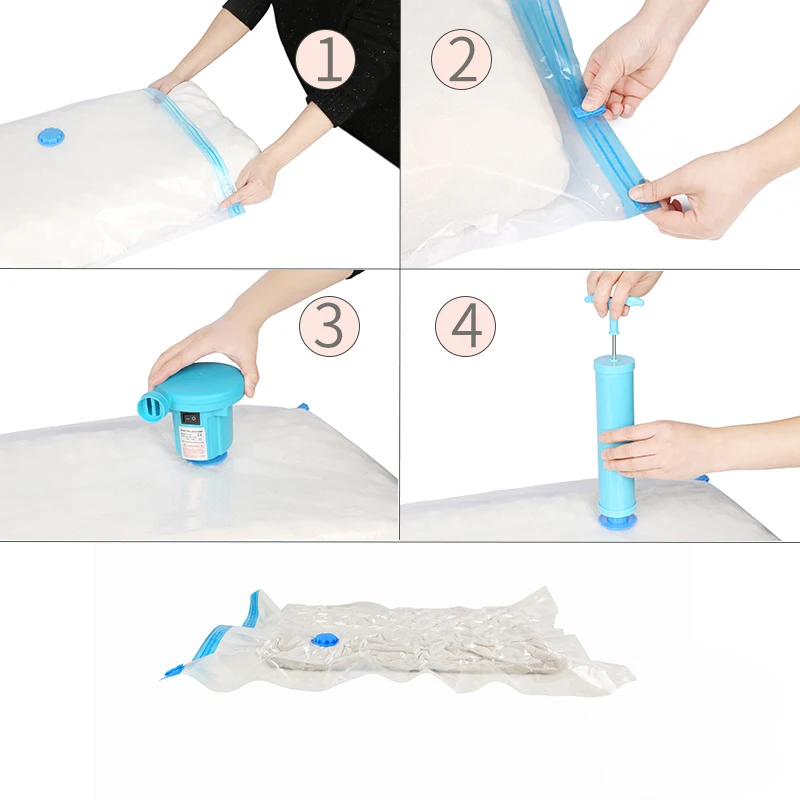 Customized clear plastic bag for clothing