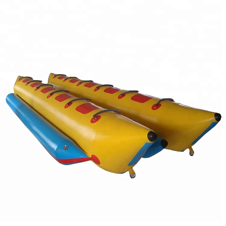 Factory Price Pvc Wholesale Inflatable Fly Fish Banana Boat Towable for Sale Can Hold 10 People Banana Boat