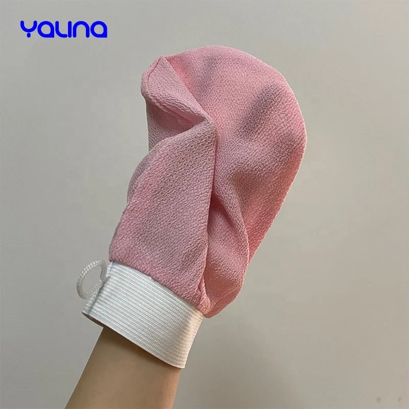 Hot Selling Tan Removal Mitt Trendy Gloves Turkish Bath Exfoliation Gloves Exfoliating Mitt