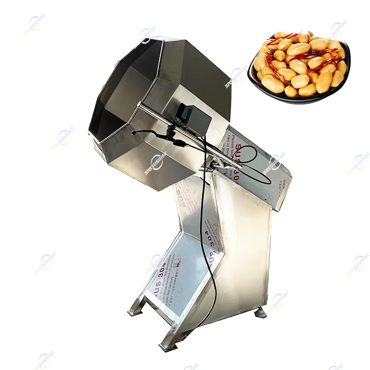 Best Price Gummy Bean Curd Strips Shredded Kelp Potato Chips Snacks Seasoning Machine