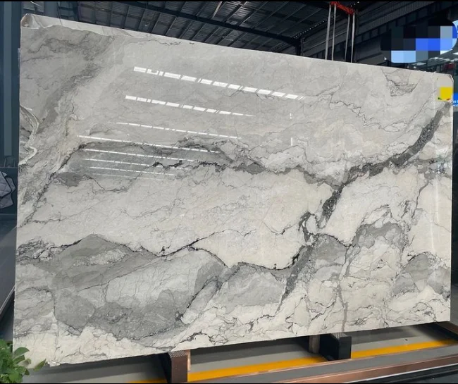 Misty Grey quartzite slab marble slabs for kitchen countertop and floor natural quartzite stone