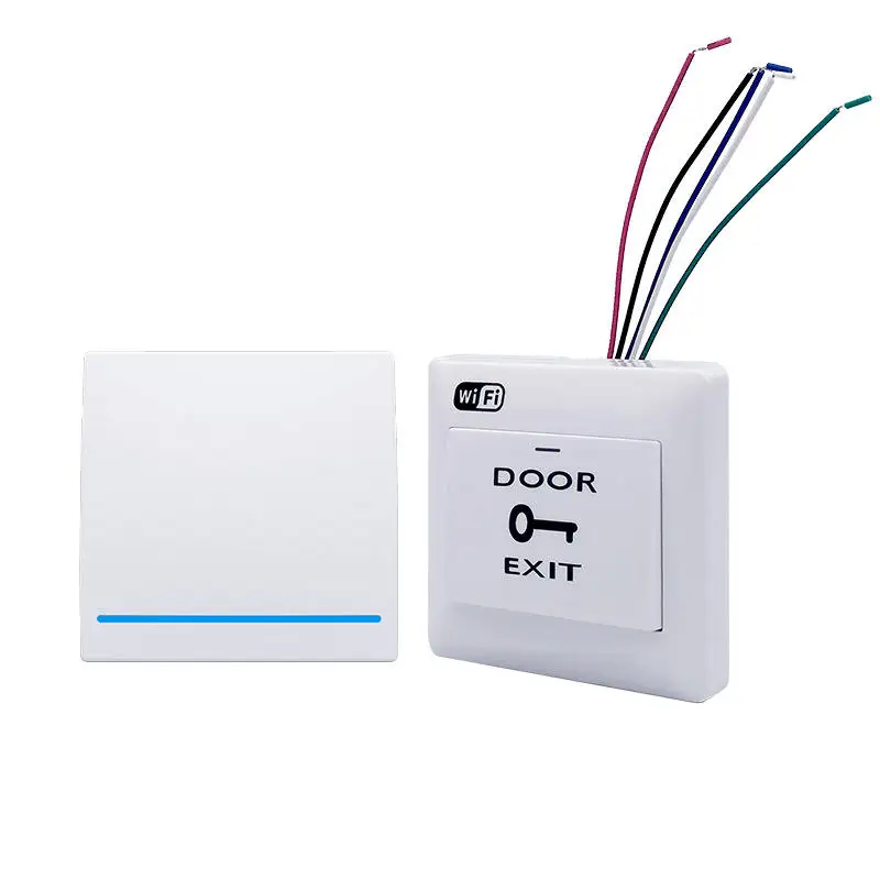 tuya wifi access control system DC 12V switch door exit button work with alexa and google home