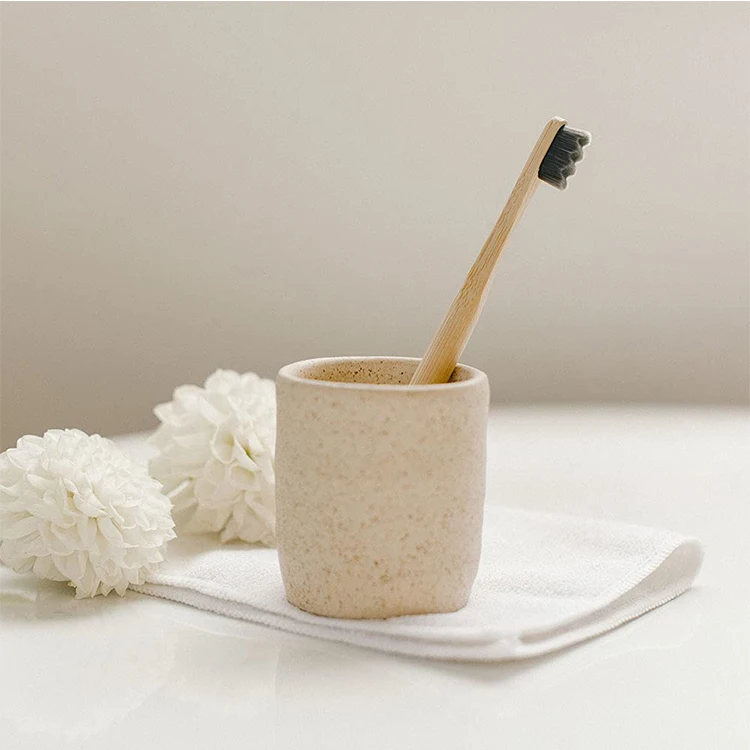 Biodegradable cheap supper soft nano bristles 20000 bristles bamboo toothbrush