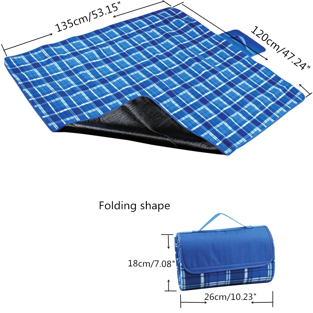 Waterproof Folding Picnic Mat sand proof beach blanket Outdoor Camping/Beach Pad Blanket