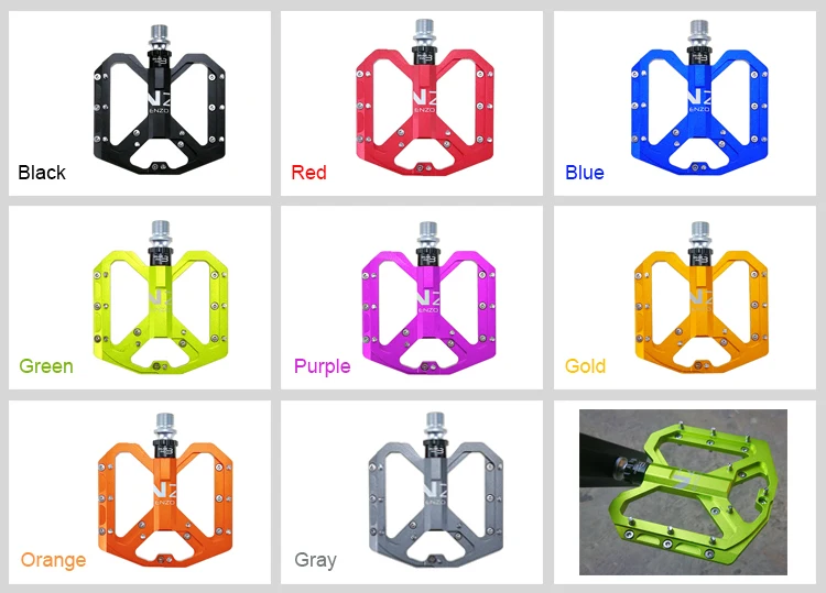 Ultralight Mountain Road Bike Pedals Flat Foot MTB Aluminum Alloy Sealed 3 Bearing Anti-slip MTB Bicycle Pedal