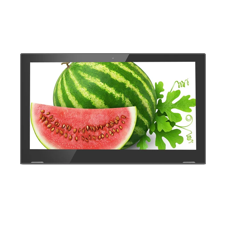 L Shape Touch Screen Android Tablet Advertising Player 14 15.6 inch Wifi Table Digital Photo Display