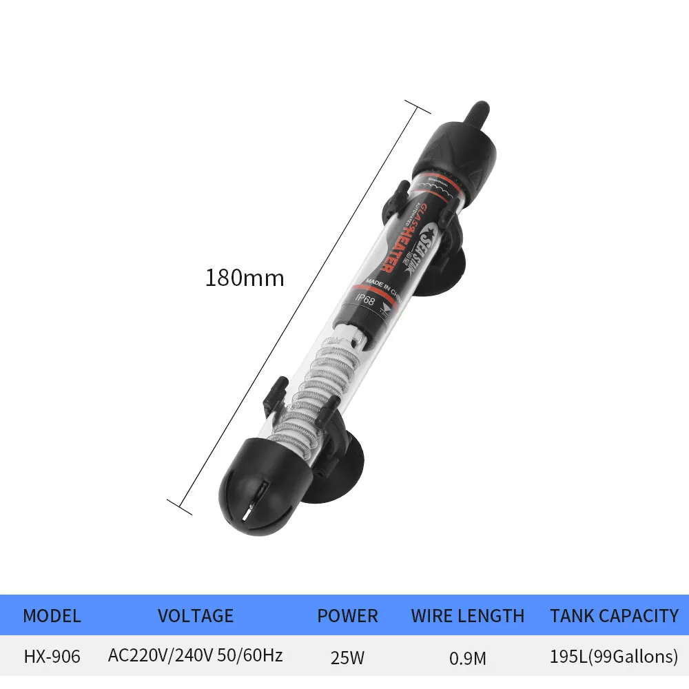 Нагревательный стержень с постоянной температурой воды аквариумный мини-бак usb маленький встроенный титановый нагреватель для аквариума 300
