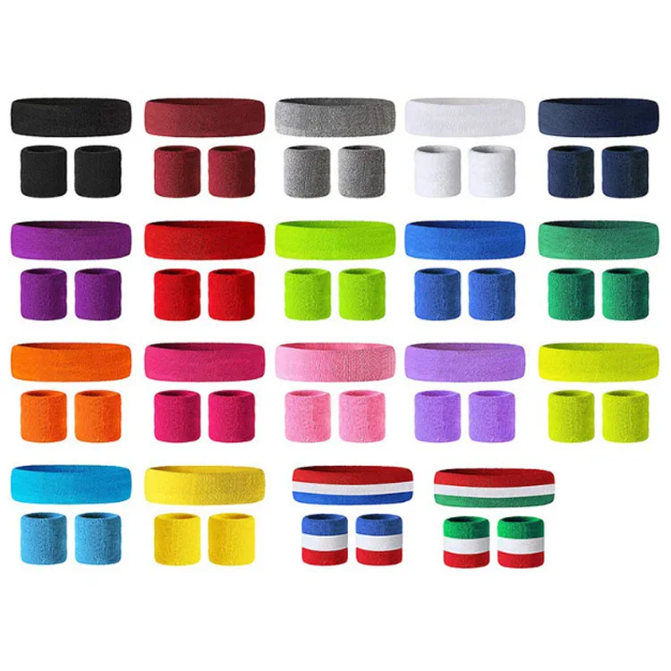 На заказ не менее оптом хлопок Номер бирки по одежде с вышивками и впитывает пот Браслет повязка на голову головная