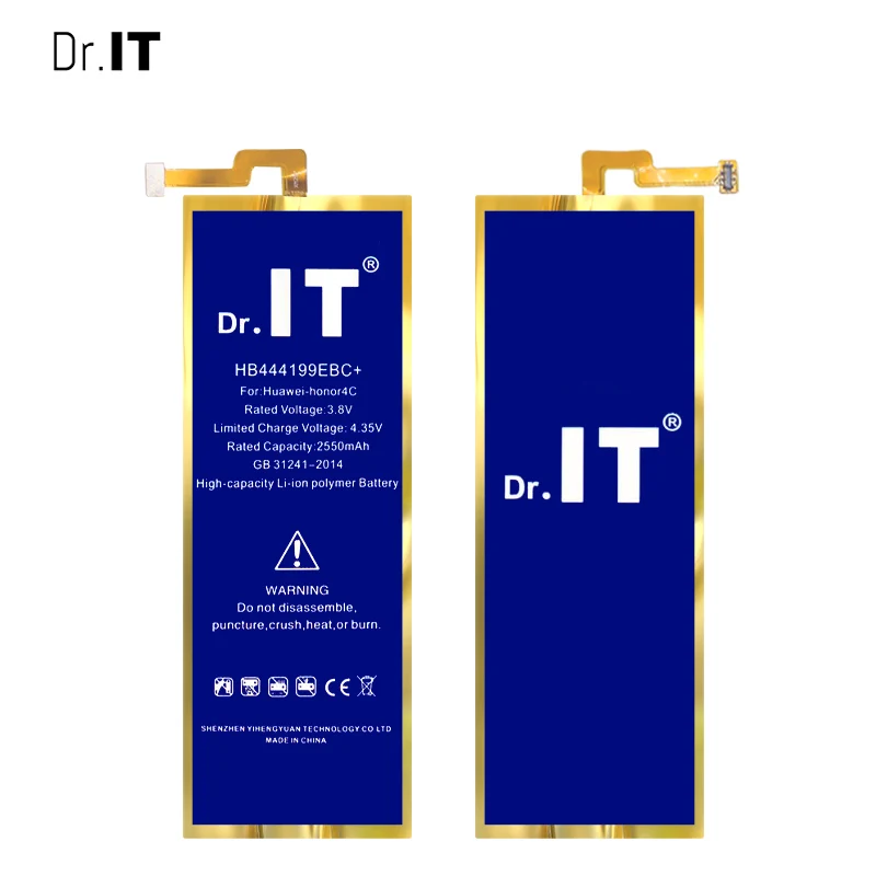 Dr IT Wholesale Price Mobile Phone Battery For Huawei Honor 4c Hb444199ebc+ Li-ion Battery Honor 4c Battery Hb444199ebc+