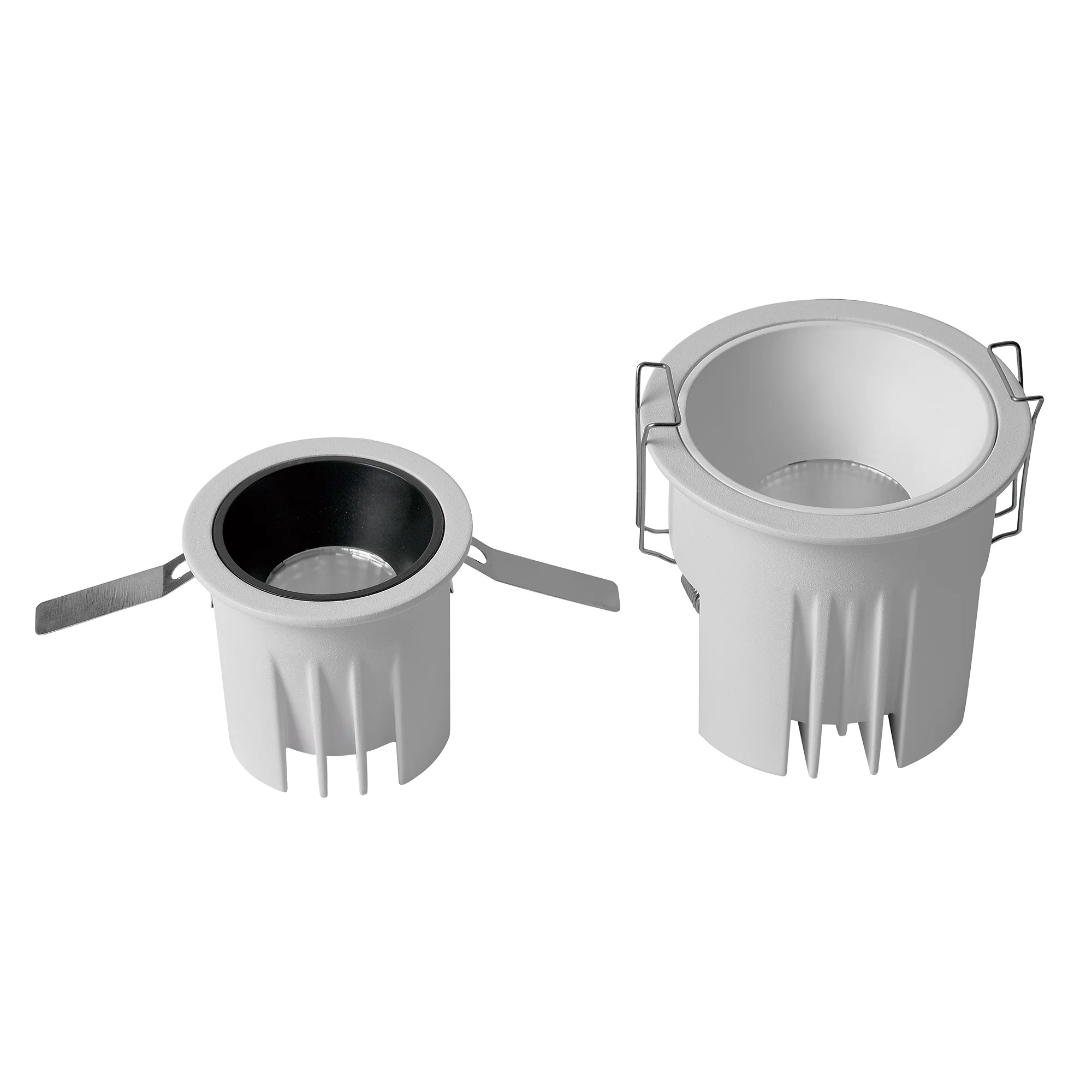 black white 7 15 24 watt ceiling recessed die-casting aluminum cob led downlight