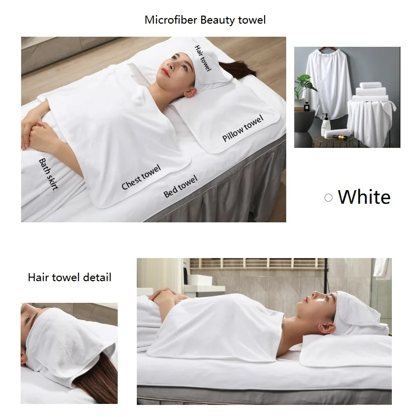 
wholesale 100% cotton high quality white hairdressing towels Beauty towels 