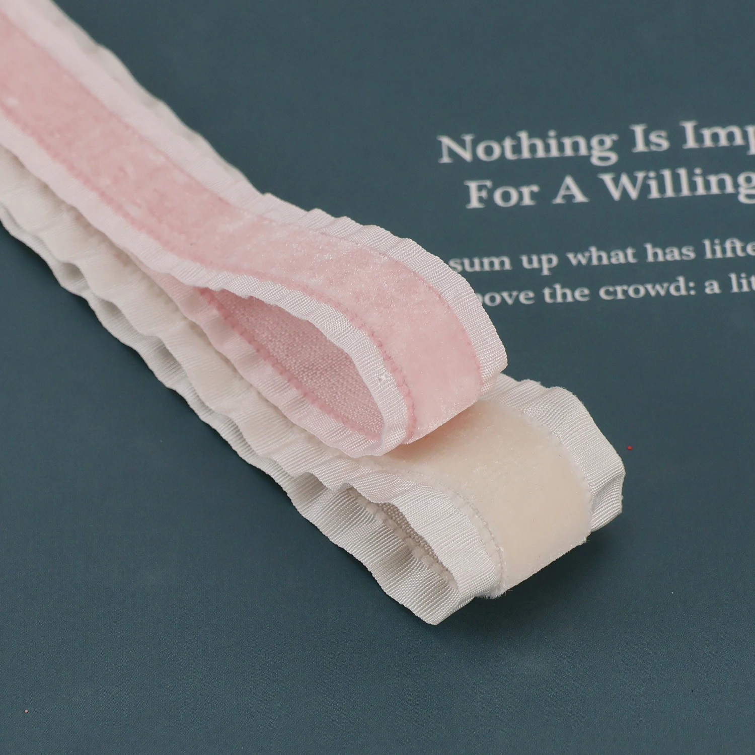 Diy Craft Single Face Choker Gift Wrapping Floral Bouquets Home Decor Spool Pleated Flounce Nylon Vintage Velvet Ribbons