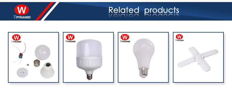 9W 15W 20W 28W 38W 48W 58W 68W T Shape LED Bulb Light Aluminum High Power Lamp E27 B22 6500K