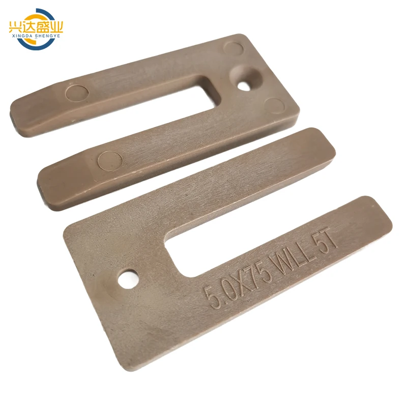 75mm U Type Modern Design Plastic Window Packer Shims PP Material Shims and Packers