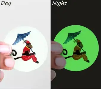 2024 Hot Selling Custom Luminous Arm Art Tattoo Temporary Lovely Body Tattoos Sticker Paper