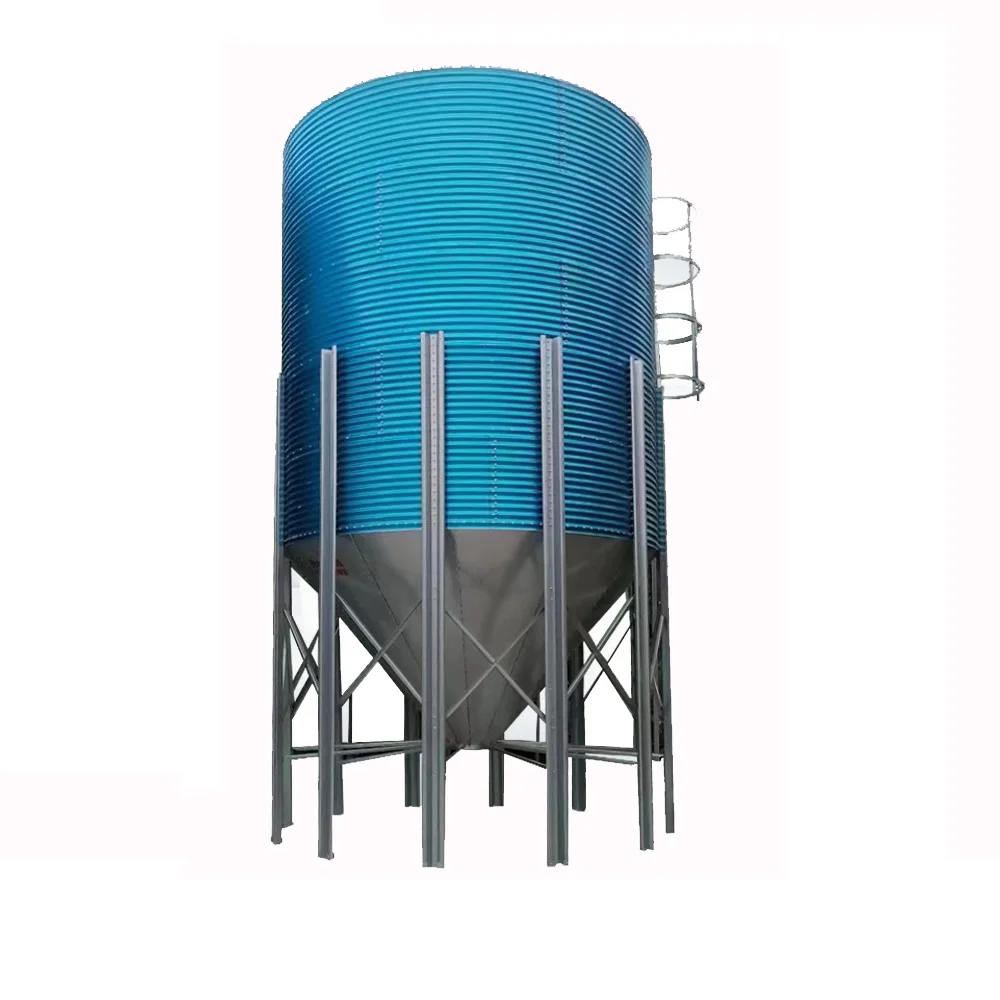 Самый плавучий 2-тонный бункер оцинкованный для хранения кормов 10