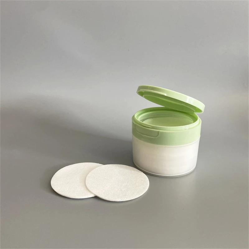 YW47 Made in china washable cosmetic round muslin peeling cotton pad for skin