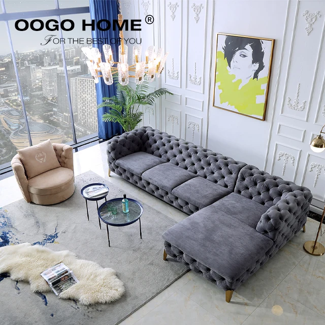 
American Luxury Style Meubles Modernes Furniture Violino Leather Sofa 