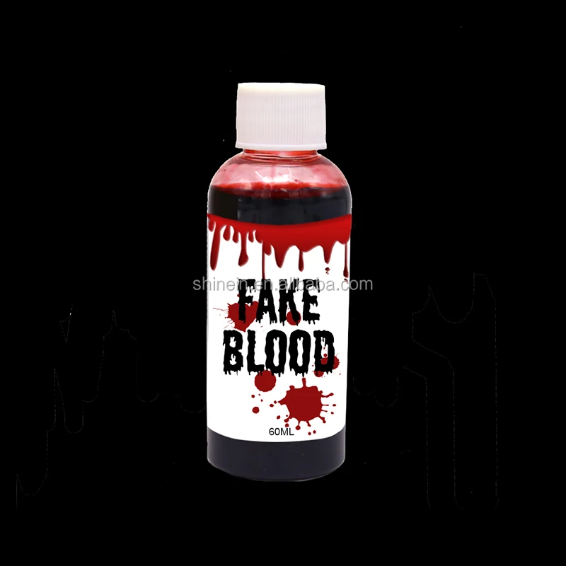 Shinein Cosplay Halloween Vampire Blood Costume Makeup Liquid Fake Blood for Face Body