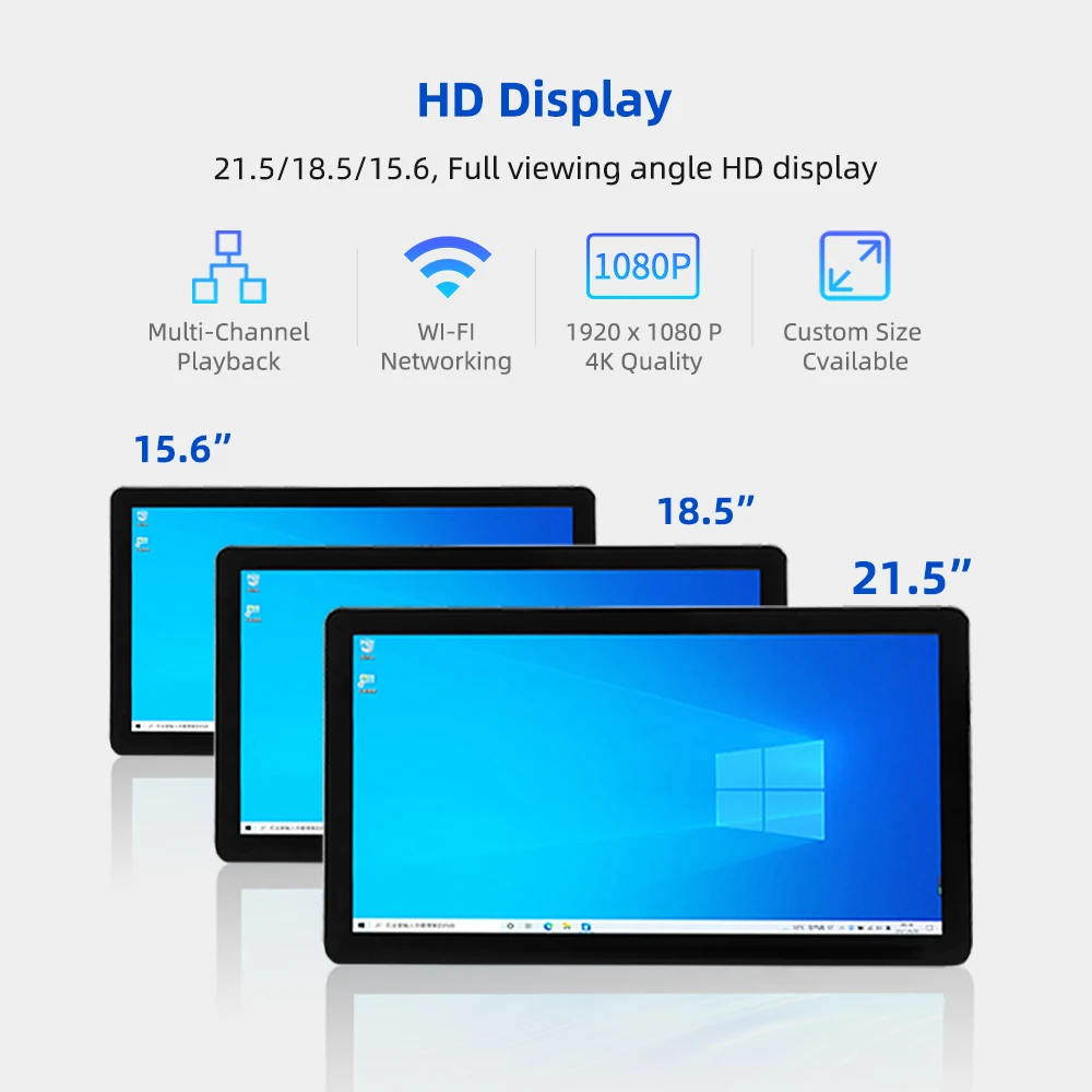 Портретный режим 15 6/18 5/21 5 Дюймов емкостный сенсорный экран 2k hd дисплей киоск самообслуживания для кабинета/библиотеки