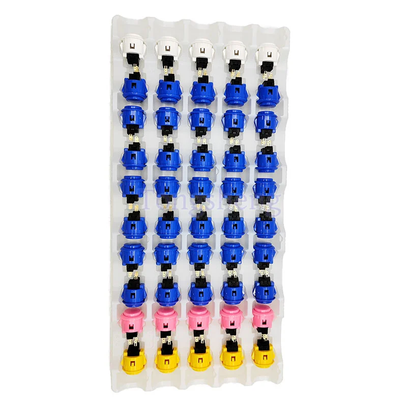 Original SANWA push button 24mm arcade push button Built-in Microswitch OBSF-24 Fit Jamma Mame Machine Retro Console