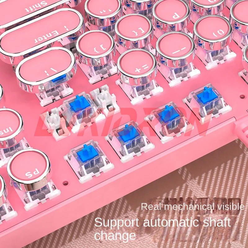 ZK-4 Gaming Keyboard Leds Hot Swap Mechanical Ergonomic Gaming Keyboard