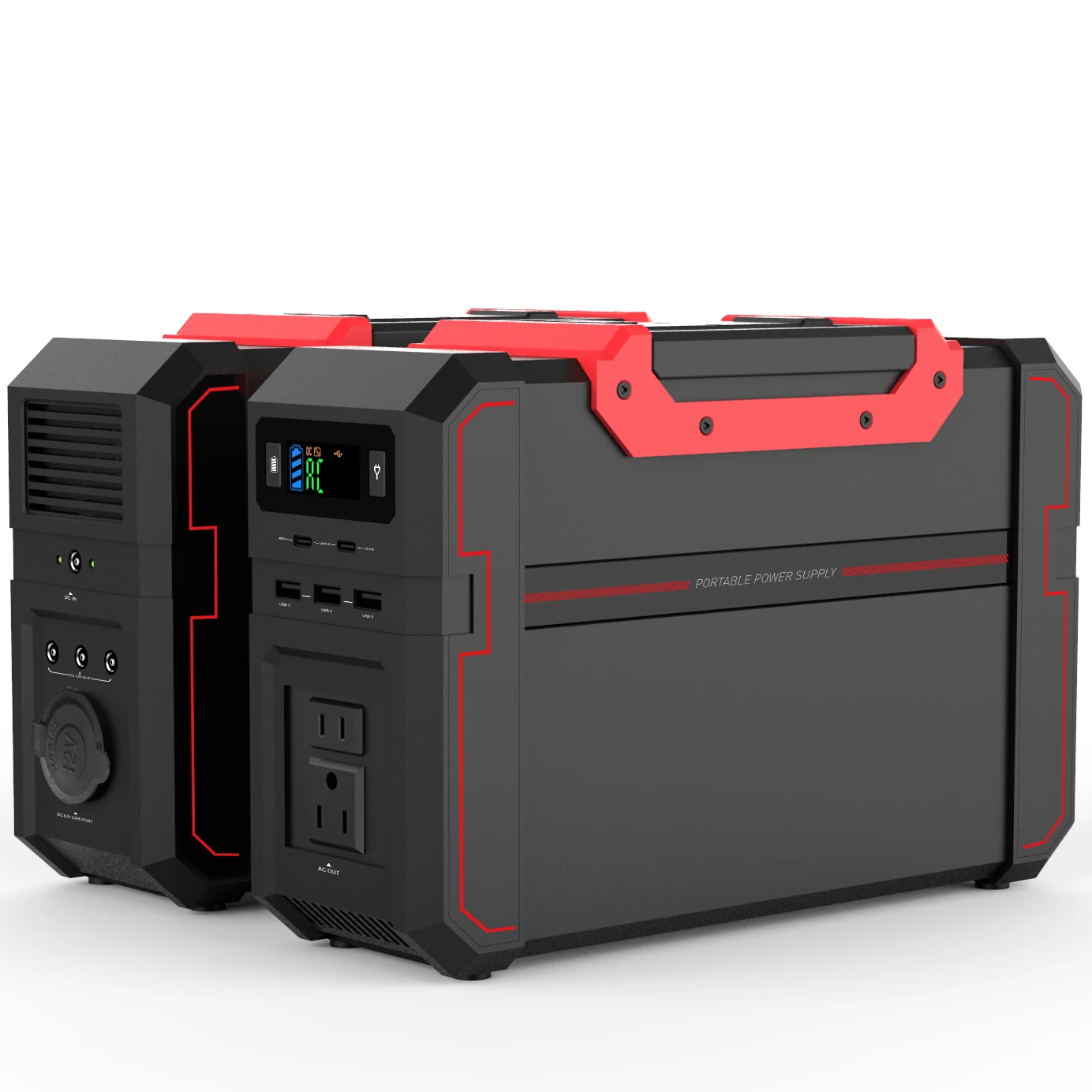 Pure Sine Wave 450w AC portable power bank lithium battery power station 110v/220v green power backup