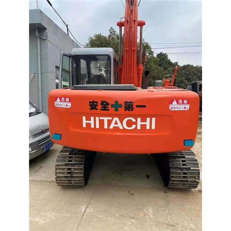 Used Hydraulic hitachi Excavator ex120 Second Hand Crawler construction heavy machine  Ex120 with rotating bucket