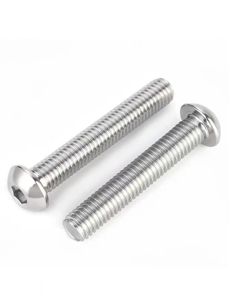 China fastener iso 7380 m3 m4 m5 m6 m8 304 stainless button head allen bolt Pan hand allen socket bolt