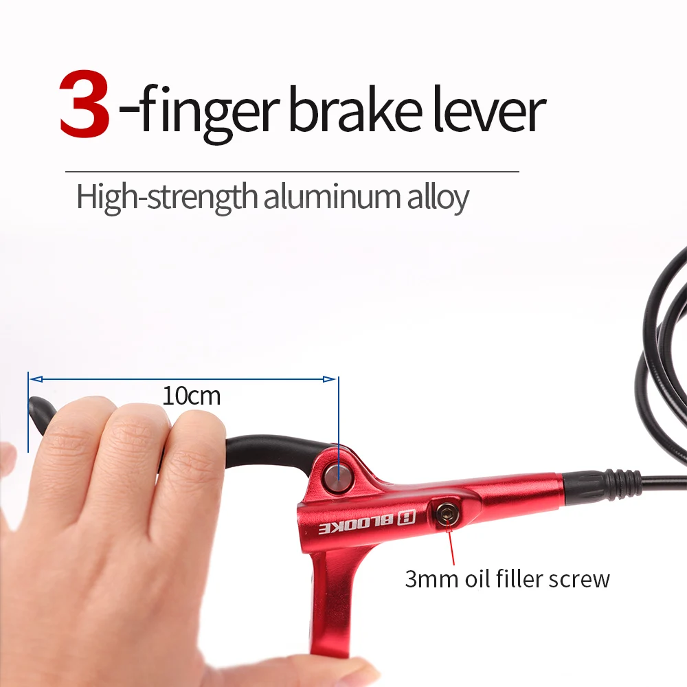 Комплект велосипедных дисковых тормозов, 4 поршня, 800 мм, 1400 мм